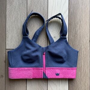 SHEFIT Navy and Pink sport bra